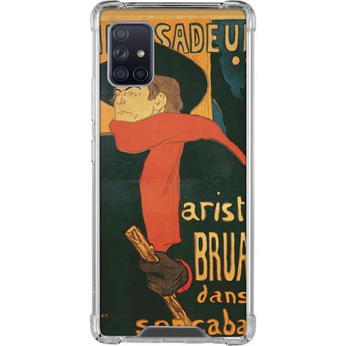 Henri Toulouse-Lautrec Ambassadeurs Aristide Bruant Galaxy A51 5G Clear Case