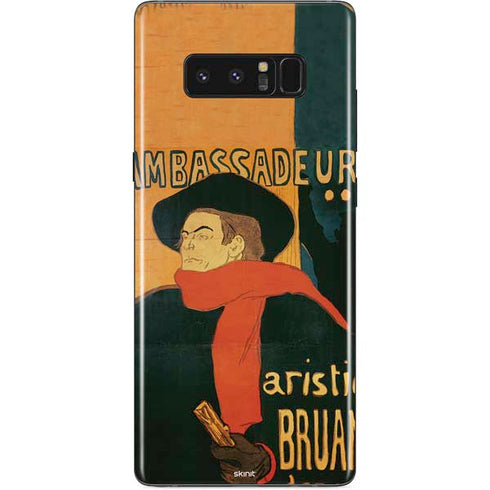 Henri Toulouse-Lautrec Ambassadeurs Aristide Bruant Galaxy Note 8 Skin