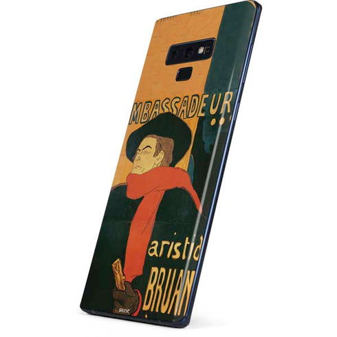 Henri Toulouse-Lautrec Ambassadeurs Aristide Bruant Galaxy Note 9 Skin