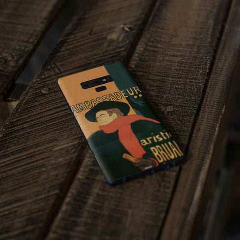 Henri Toulouse-Lautrec Ambassadeurs Aristide Bruant Galaxy Note 9 Skin