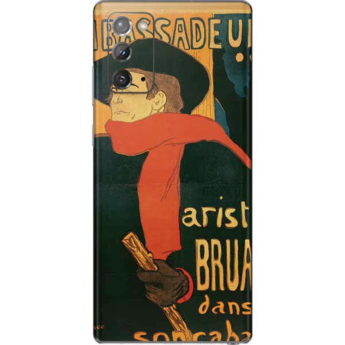 Henri Toulouse-Lautrec Ambassadeurs Aristide Bruant Galaxy Note20 5G Skin