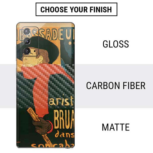 Henri Toulouse-Lautrec Ambassadeurs Aristide Bruant Galaxy Note20 5G Skin