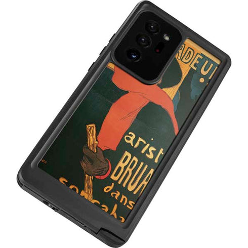Henri Toulouse-Lautrec Ambassadeurs Aristide Bruant Galaxy Note20 Ultra 5G Waterproof Case