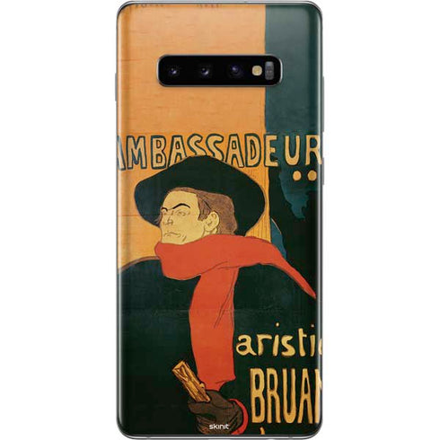 Henri Toulouse-Lautrec Ambassadeurs Aristide Bruant Galaxy S10 Plus Skin