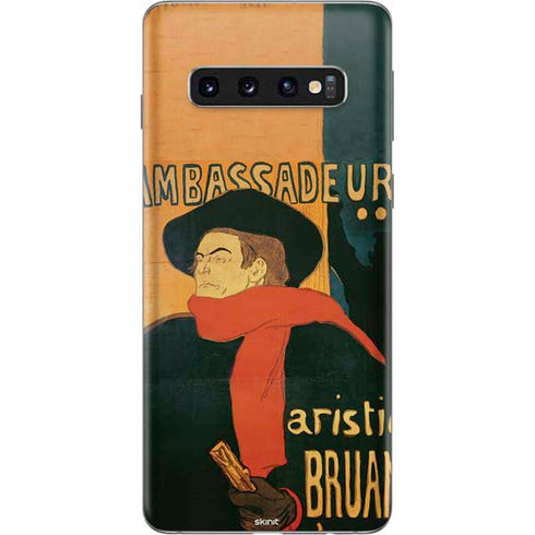 Henri Toulouse-Lautrec Ambassadeurs Aristide Bruant Galaxy S10 Skin