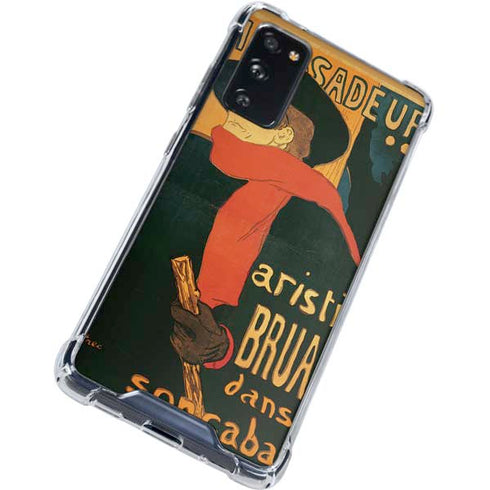 Henri Toulouse-Lautrec Ambassadeurs Aristide Bruant Galaxy S20 FE Clear Case
