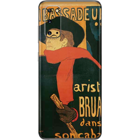 Henri Toulouse-Lautrec Ambassadeurs Aristide Bruant Galaxy S20 Skin