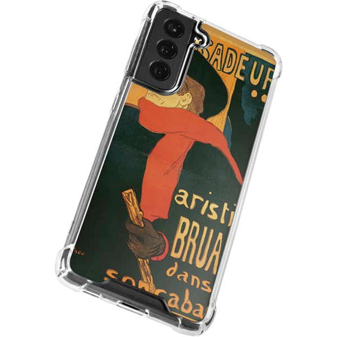Henri Toulouse-Lautrec Ambassadeurs Aristide Bruant Galaxy S21 FE Clear Case