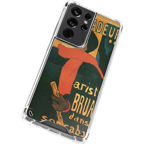 Henri Toulouse-Lautrec Ambassadeurs Aristide Bruant Galaxy S21 Ultra 5G Clear Case