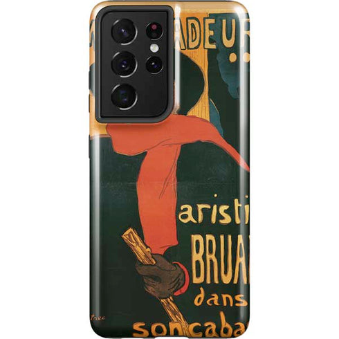 Henri Toulouse-Lautrec Ambassadeurs Aristide Bruant Galaxy S21 Ultra 5G Pro Case