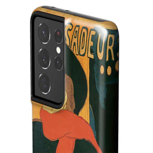 Henri Toulouse-Lautrec Ambassadeurs Aristide Bruant Galaxy S21 Ultra 5G Pro Case