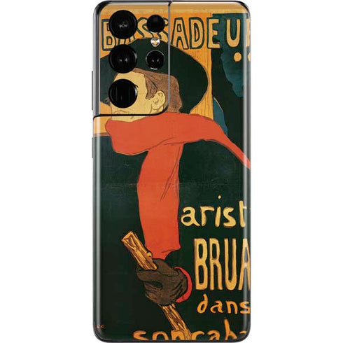 Henri Toulouse-Lautrec Ambassadeurs Aristide Bruant Galaxy S21 Ultra 5G Skin