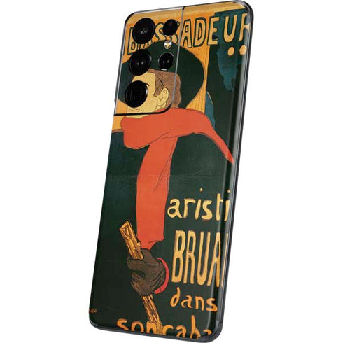Henri Toulouse-Lautrec Ambassadeurs Aristide Bruant Galaxy S21 Ultra 5G Skin