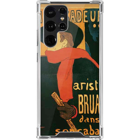 Henri Toulouse-Lautrec Ambassadeurs Aristide Bruant Galaxy S22 Ultra Clear Case