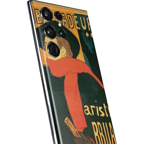 Henri Toulouse-Lautrec Ambassadeurs Aristide Bruant Galaxy S22 Ultra Skin