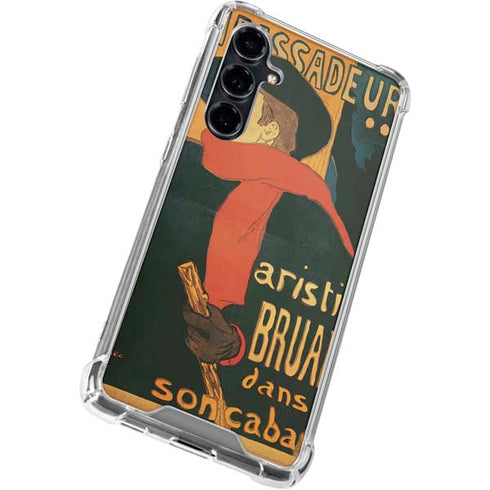 Henri Toulouse-Lautrec Ambassadeurs Aristide Bruant Galaxy S23 FE Clear Case