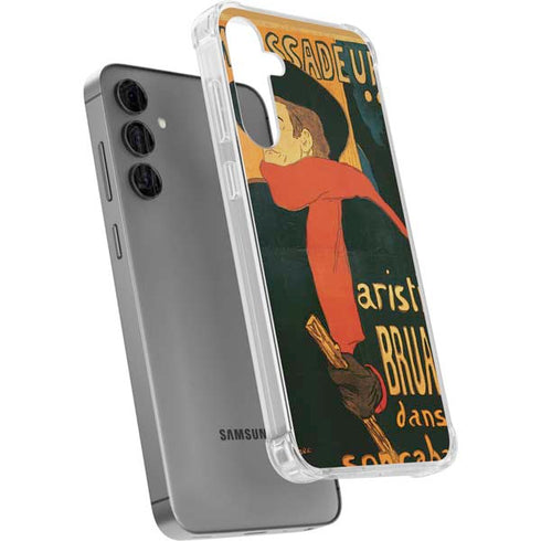 Henri Toulouse-Lautrec Ambassadeurs Aristide Bruant Galaxy S24 Plus Clear Case