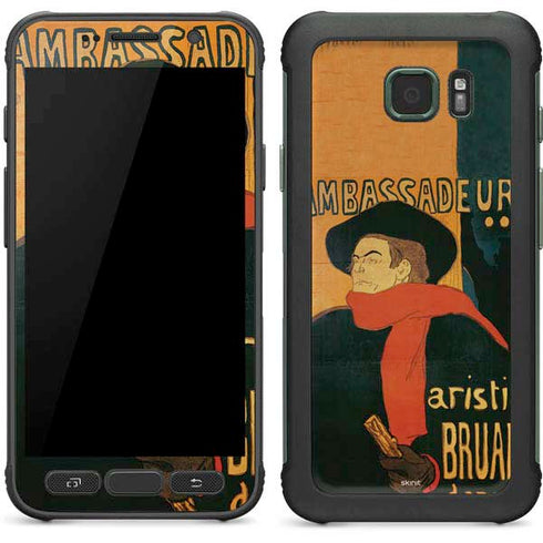 Henri Toulouse-Lautrec Ambassadeurs Aristide Bruant Galaxy S7 Active Skin
