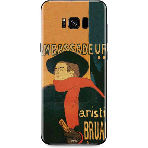 Henri Toulouse-Lautrec Ambassadeurs Aristide Bruant Galaxy S8 Plus Skin