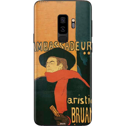 Henri Toulouse-Lautrec Ambassadeurs Aristide Bruant Galaxy S9 Plus Skin