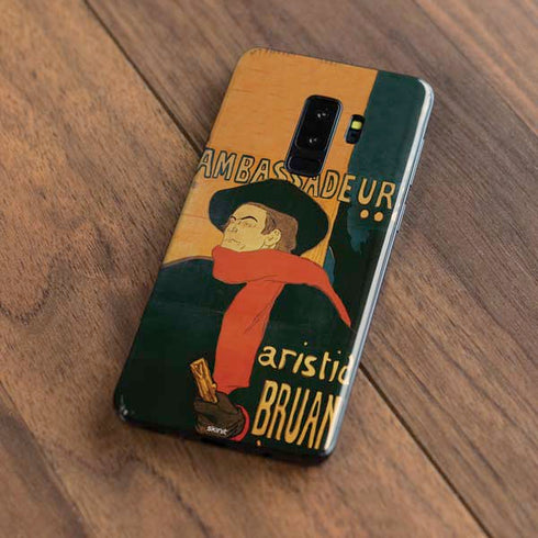 Henri Toulouse-Lautrec Ambassadeurs Aristide Bruant Galaxy S9 Plus Skin