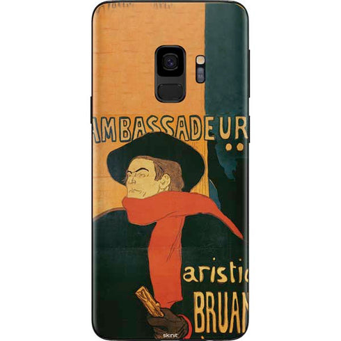 Henri Toulouse-Lautrec Ambassadeurs Aristide Bruant Galaxy S9 Skin