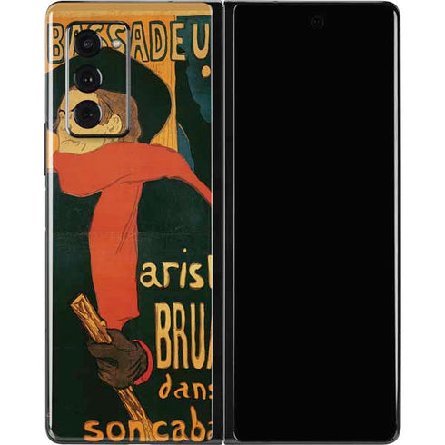 Henri Toulouse-Lautrec Ambassadeurs Aristide Bruant Galaxy Z Fold2 5G Skin