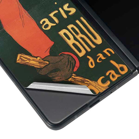 Henri Toulouse-Lautrec Ambassadeurs Aristide Bruant Galaxy Z Fold4 5G Skin