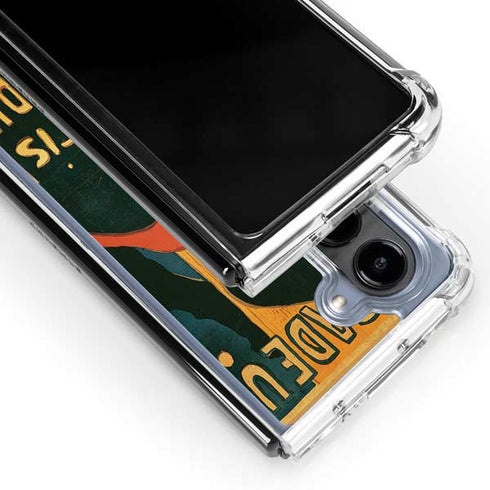 Henri Toulouse-Lautrec Ambassadeurs Aristide Bruant Galaxy Z Fold5 5G Clear Case