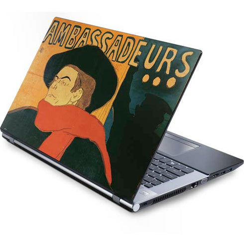 Henri Toulouse-Lautrec Ambassadeurs Aristide Bruant Generic Laptop Skin