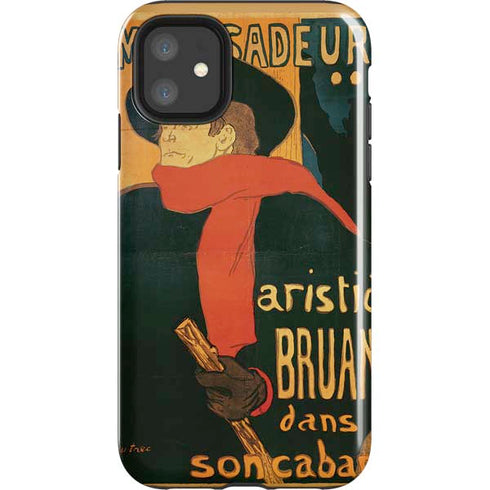 Henri Toulouse-Lautrec Ambassadeurs Aristide Bruant iPhone 11 Impact Case