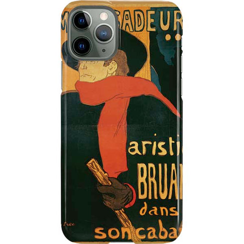 Henri Toulouse-Lautrec Ambassadeurs Aristide Bruant iPhone 11 Pro Lite Case