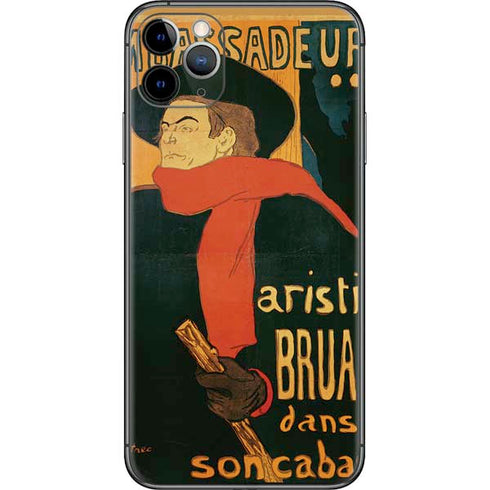 Henri Toulouse-Lautrec Ambassadeurs Aristide Bruant iPhone 11 Pro Max Skin