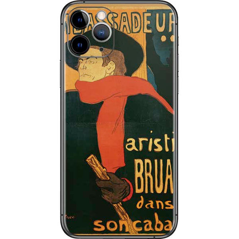 Henri Toulouse-Lautrec Ambassadeurs Aristide Bruant iPhone 11 Pro Skin