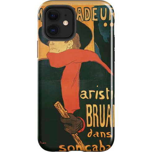 Henri Toulouse-Lautrec Ambassadeurs Aristide Bruant iPhone 12 Impact Case