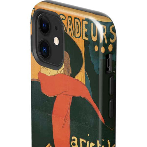 Henri Toulouse-Lautrec Ambassadeurs Aristide Bruant iPhone 12 Impact Case