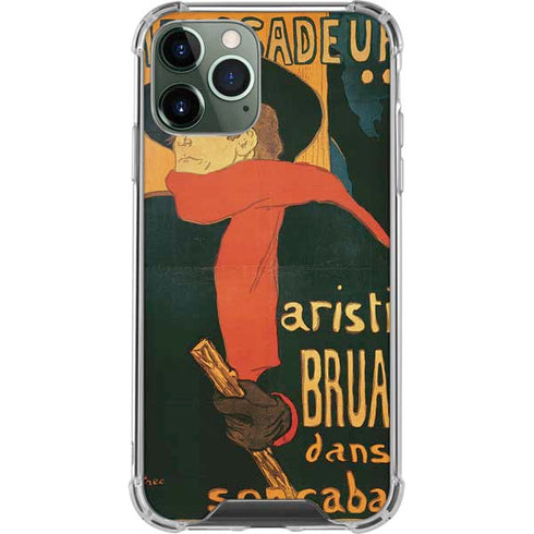 Henri Toulouse-Lautrec Ambassadeurs Aristide Bruant iPhone 12 Pro Clear Case