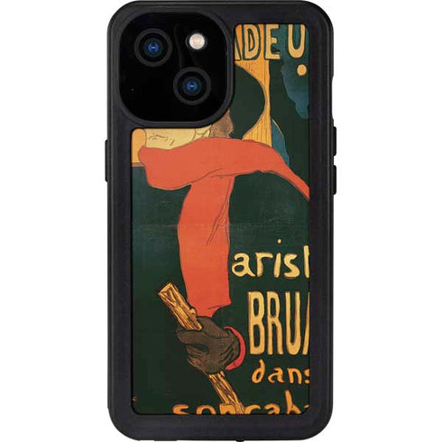 Henri Toulouse-Lautrec Ambassadeurs Aristide Bruant iPhone 13 Mini Waterproof Case