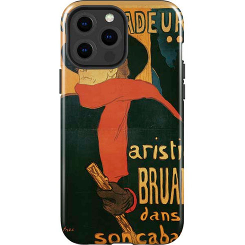 Henri Toulouse-Lautrec Ambassadeurs Aristide Bruant iPhone 13 Pro Max Impact Case