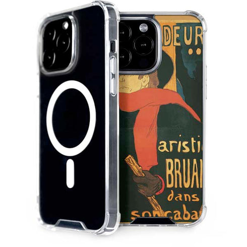 Henri Toulouse-Lautrec Ambassadeurs Aristide Bruant iPhone 13 Pro Max MagSafe Case