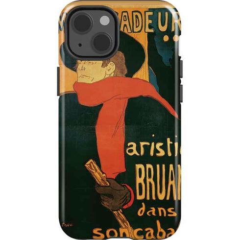 Henri Toulouse-Lautrec Ambassadeurs Aristide Bruant iPhone 15 Impact Case