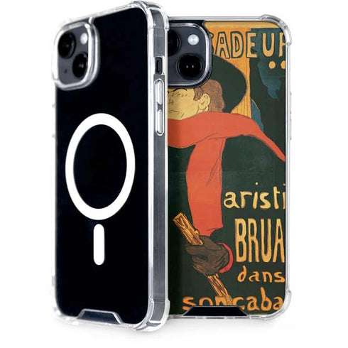 Henri Toulouse-Lautrec Ambassadeurs Aristide Bruant iPhone 15 Plus MagSafe Case
