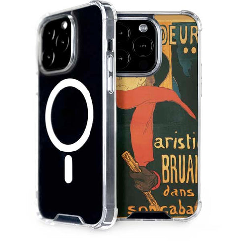 Henri Toulouse-Lautrec Ambassadeurs Aristide Bruant iPhone 14 Pro MagSafe Case