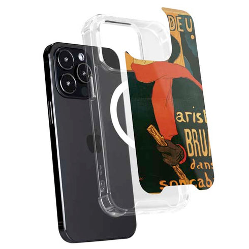 Henri Toulouse-Lautrec Ambassadeurs Aristide Bruant iPhone 14 Pro MagSafe Case