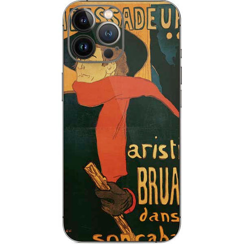 Henri Toulouse-Lautrec Ambassadeurs Aristide Bruant iPhone 14 Pro Max Skin