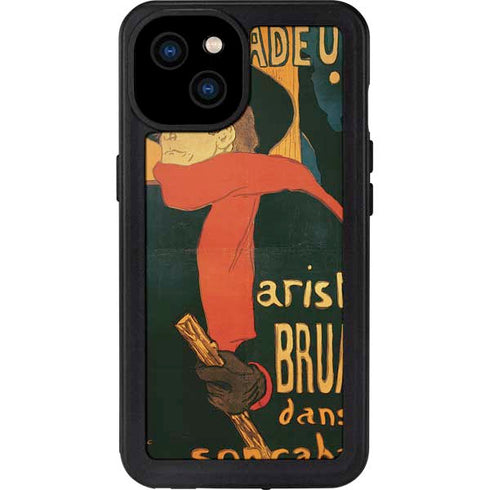Henri Toulouse-Lautrec Ambassadeurs Aristide Bruant iPhone 15 Plus Waterproof Case