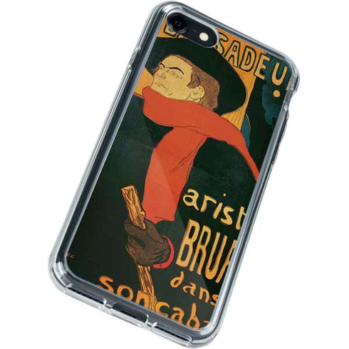 Henri Toulouse-Lautrec Ambassadeurs Aristide Bruant iPhone SE (2nd & 3rd Gen) Clear Case