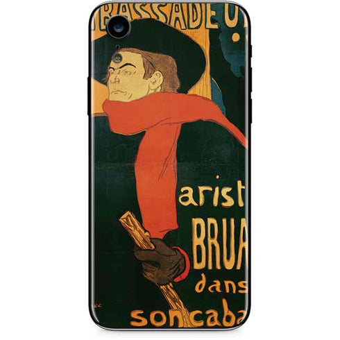 Henri Toulouse-Lautrec Ambassadeurs Aristide Bruant iPhone XR Skin