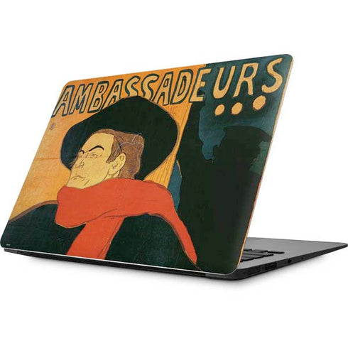Henri Toulouse-Lautrec Ambassadeurs Aristide Bruant Apple MacBook Skin