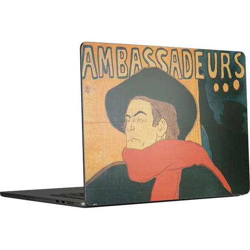 Henri Toulouse-Lautrec Ambassadeurs Aristide Bruant MacBook Air 15 in (2023) Skin